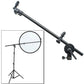 Pxel LS-RH175CM Extendable 65cm to 175cm Studio Reflector Holder Arm with Swivel Grip Head Clamp