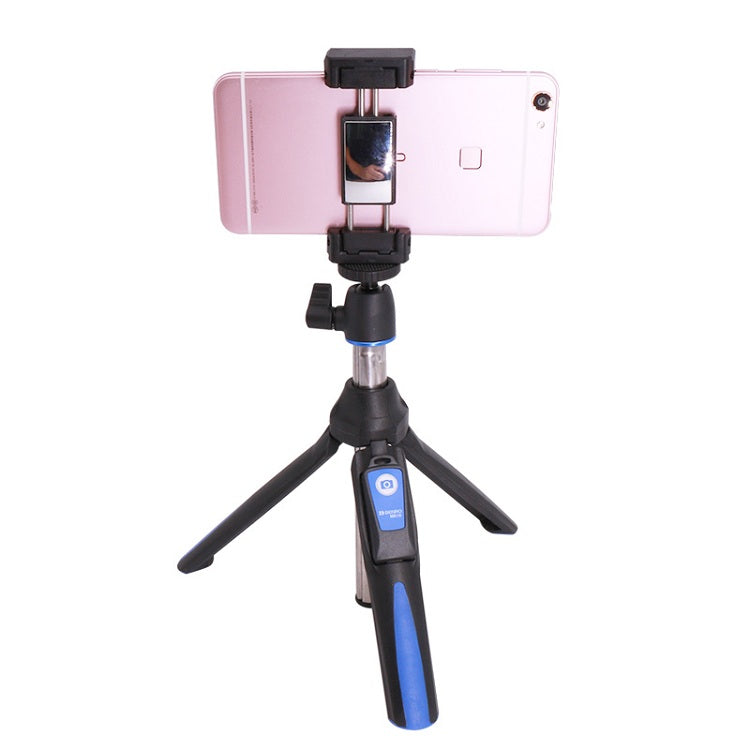 Mefoto MK10 Mini Mobile Tripod For phone, Gopro, Camera Bluetooth Control Selfie Stick Tripod Blue