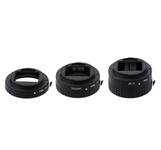 Meike MK-C-AF1-B Plastic Autofocus AF Confirm Macro Extension Tube for Canon EOS DSLR 13mm 21mm 31mm