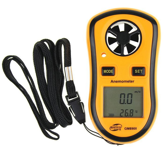 Benetech GM8908 Digital Wind Speed Anemometer with Wind Chill Temperature Thermometer Function