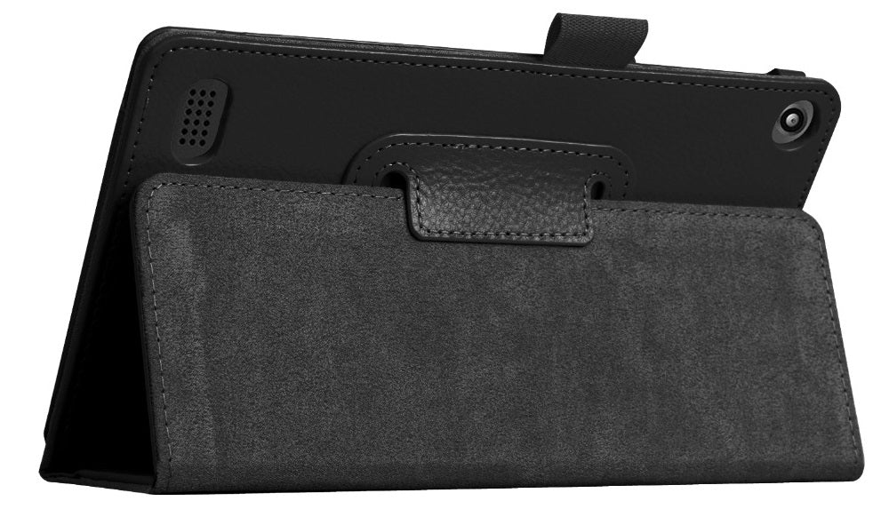 Amazon Fire 7 Tablet Black Leather Case for 7th Gen