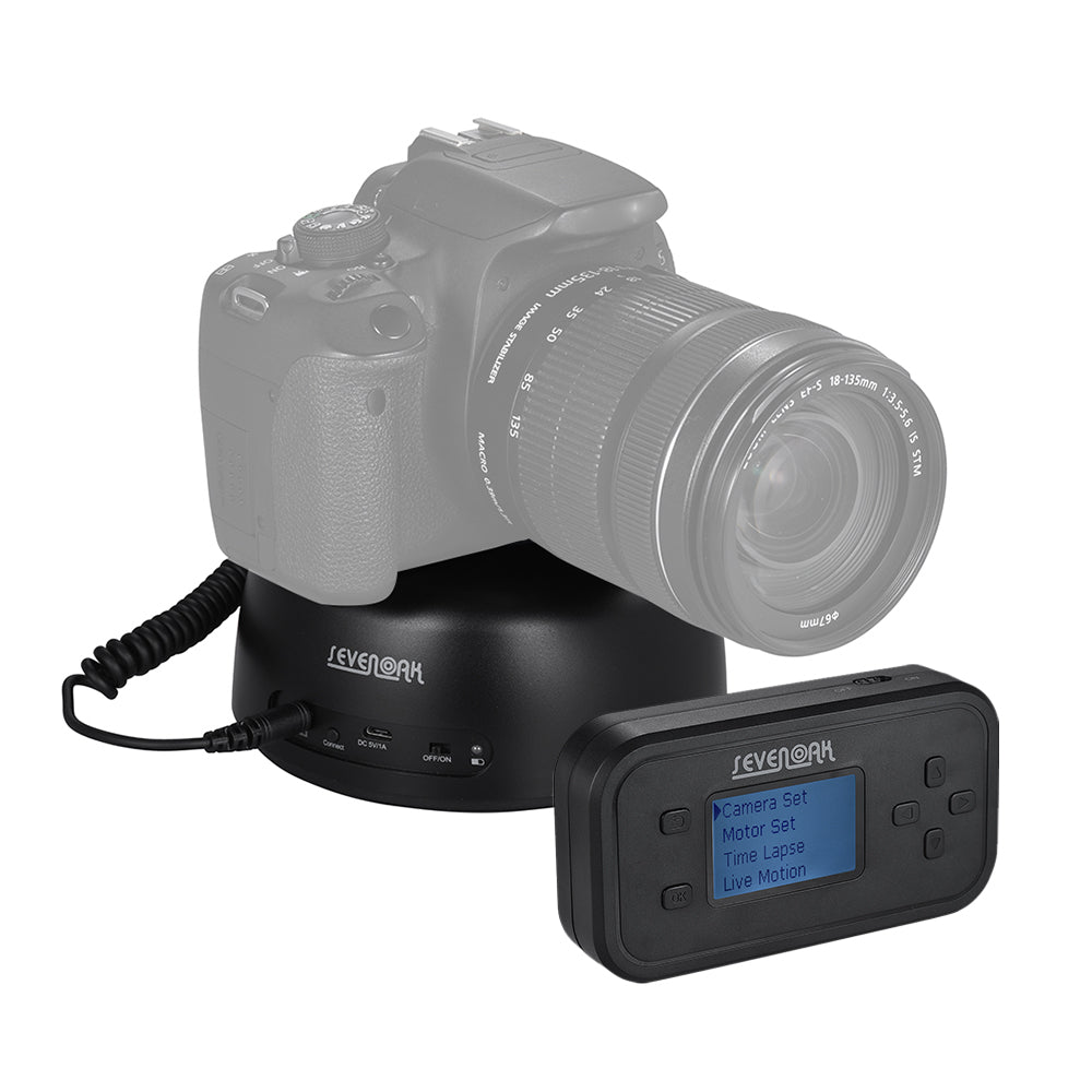 Sevenoak SK-EBH04 Wireless Electronic PanoramicTripod Ball Head w/Remote Control Phone Holder for Canon Nikon Sony Pentax DSLR