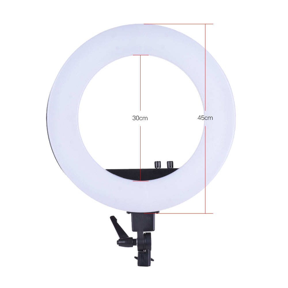 Pxel RL-18 LED Studio LED Lamp Ring Light 3200K-5500K Photography Light Makeup