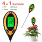 Soil Tester 4in1 Moisture pH Light Temperature Meter