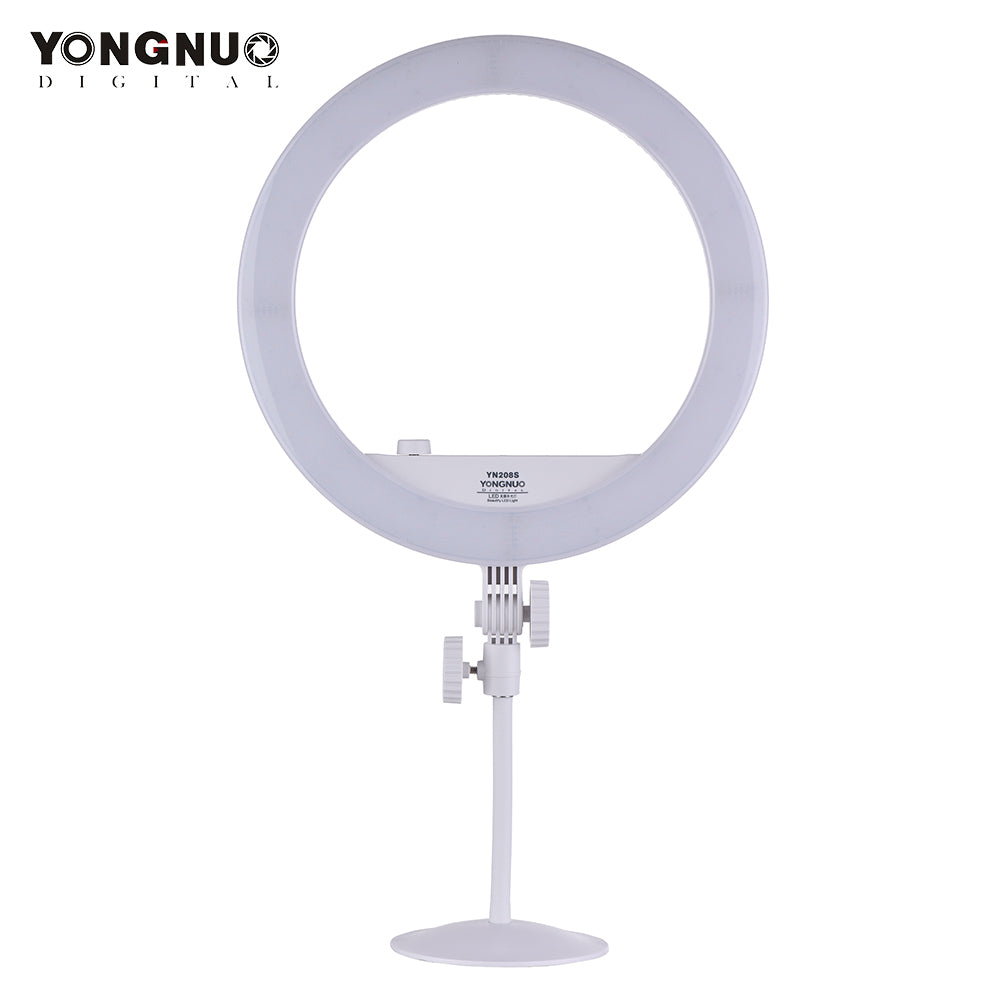 Yongnuo YN208S Ring Light Bi Color LED 3200k-5500k with Stand