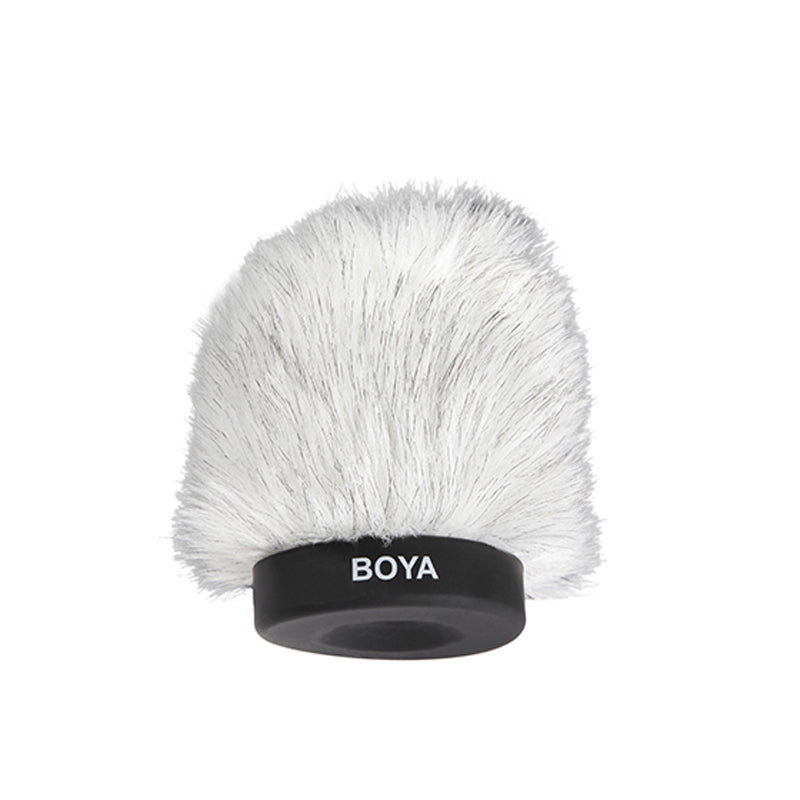 Boya BY-P80 Furry Outdoor Interview Windshield Muff for Shotgun Capacitor Microphones