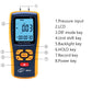 GM510 Portable Digital LCD Display Pressure Manometer 50KPa Pressure differential Manometer Pressure Gauge
