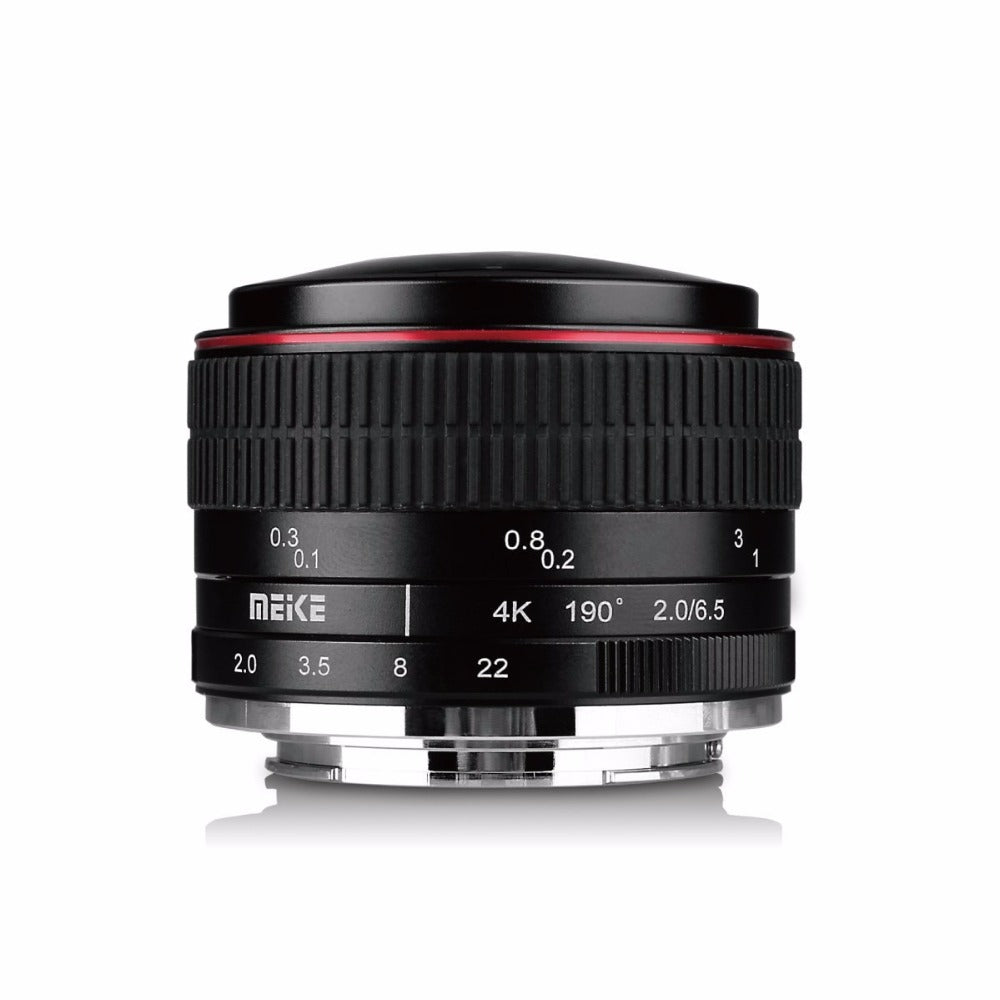 Meike MK-6.5mm 6.5mm F/2.0 APS-C Manual Focusing Fisheye Lens (Sony-E) for Sony Mirrorless Camera