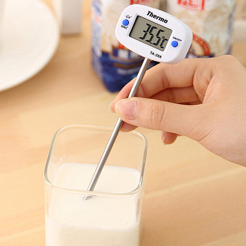 TA288 LCD Digital Thermometer - Stainless Steel Probe