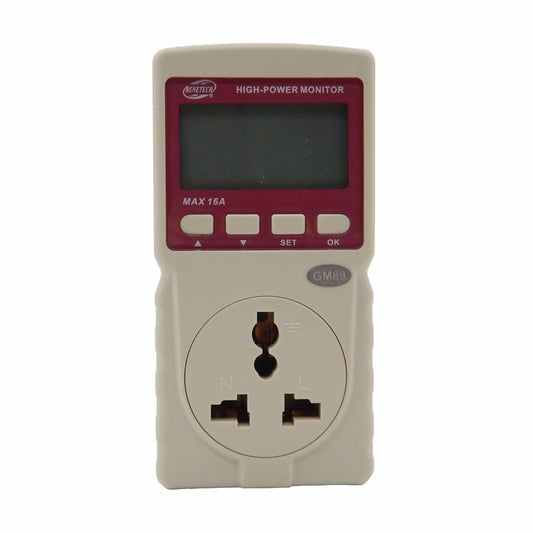 Benetech GM89 Digital LCD Micro Power Meter Analyzer Monitor wattmeter watt 16A High-Power Tester Ammeter