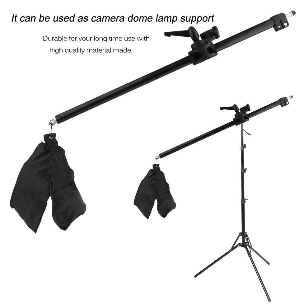 Pxel LS-ARM140 140cm 4.5 Feet Cross Arm Bracket Telescopic Boom Arm Stand with Counterweight