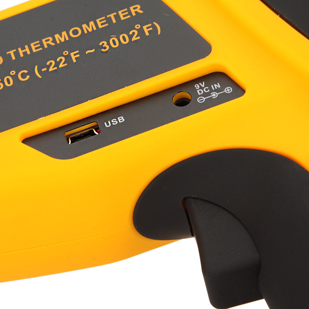 Benetech GM1651 Non Contact Thermometer Laser Temperature Gun Infrared Thermometer -30° to 1650° Celsius with USB interface to connect your PC