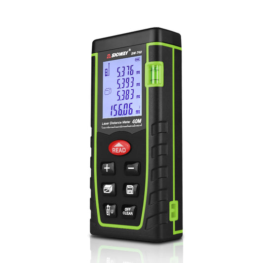 SNDWAY SW-T40 Digital Laser Distance Meter 40M Laser Rangefinder Tape Measure Distance Tool