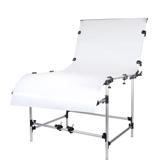 Pxel ST-10X20 Foldable Shooting Table 100x200cm Photographic Studio White Background Backdrop