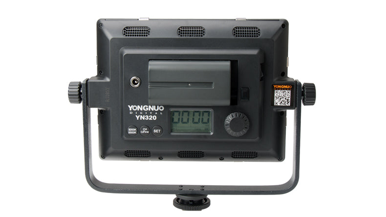 Yongnuo YN320 LED Video Light APP Control 3200K-5500K with U-type Bracket Stand for Canon Nikon Sony DSLR