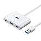 UGREEN 4-in-1 USB 3.0 Port Hub 5Gbps Data Transfer Adapter for PC, Laptop, External Hard Drive, Flash Drives, Keyboard - 0.5 Meter | 20290