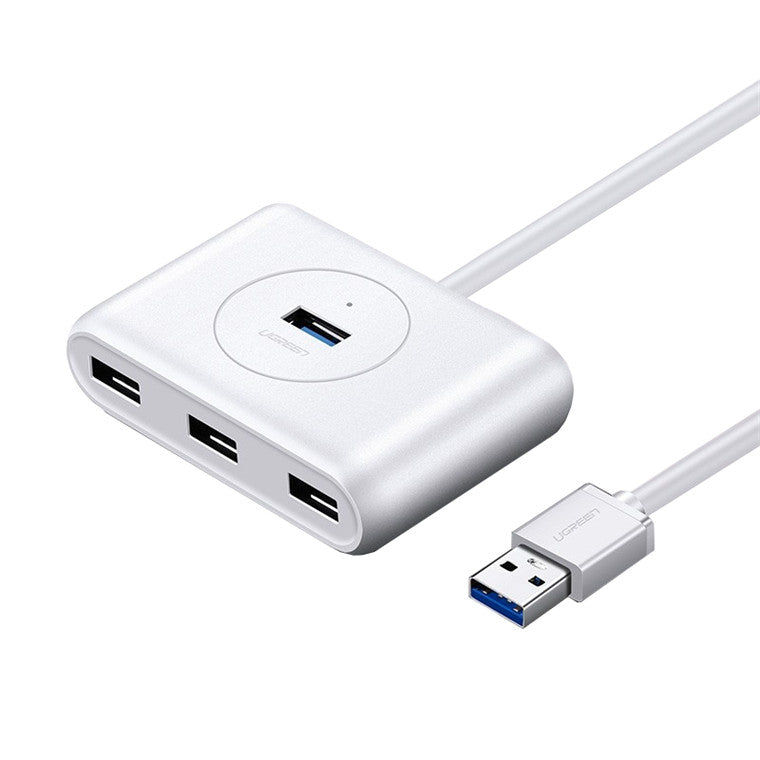 UGREEN 4-in-1 USB 3.0 Port Hub 5Gbps Data Transfer Adapter for PC, Laptop, External Hard Drive, Flash Drives, Keyboard - 0.5 Meter | 20290