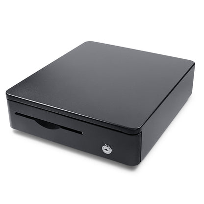 LogicOwl OJ-335B Full Metal Cash Register Drawer Box for POS | 4 Bill & 5 Coin Tray + Detachable Coin tray with 2 Keys