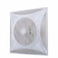 Ucassa APD-60L Embedded Ceiling Fan Integrated Gypsum Board Plasterboard with 3 Speed Control for Home and Industrial Ventilation (600 x 600mm)