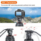 Jeifn by Zomei VT590 Professional Double Handled Fluid Head Heavy Duty Video Camcorder Tripod Stand
