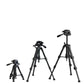 Jeifn by Zomei T-60 Extendable Tripod with QR Plate and Phone Clip, 3kg Max Payload and 60CM Max Height for Indoor and Travel Photography
