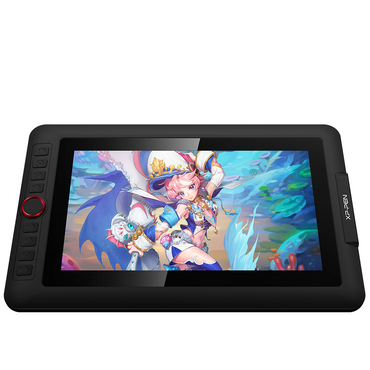[CLEARANCE] XP-Pen Artist 12 Pro USB Type-C 11.6 Inches 1080p Digital Monitor Drawing Display with 60 Degrees Tilt Support, Red Dial 8 Customizable Shortcut Keys with 8192 Levels Pressure Sensitive Battery-Free Stylus for Digital Arts