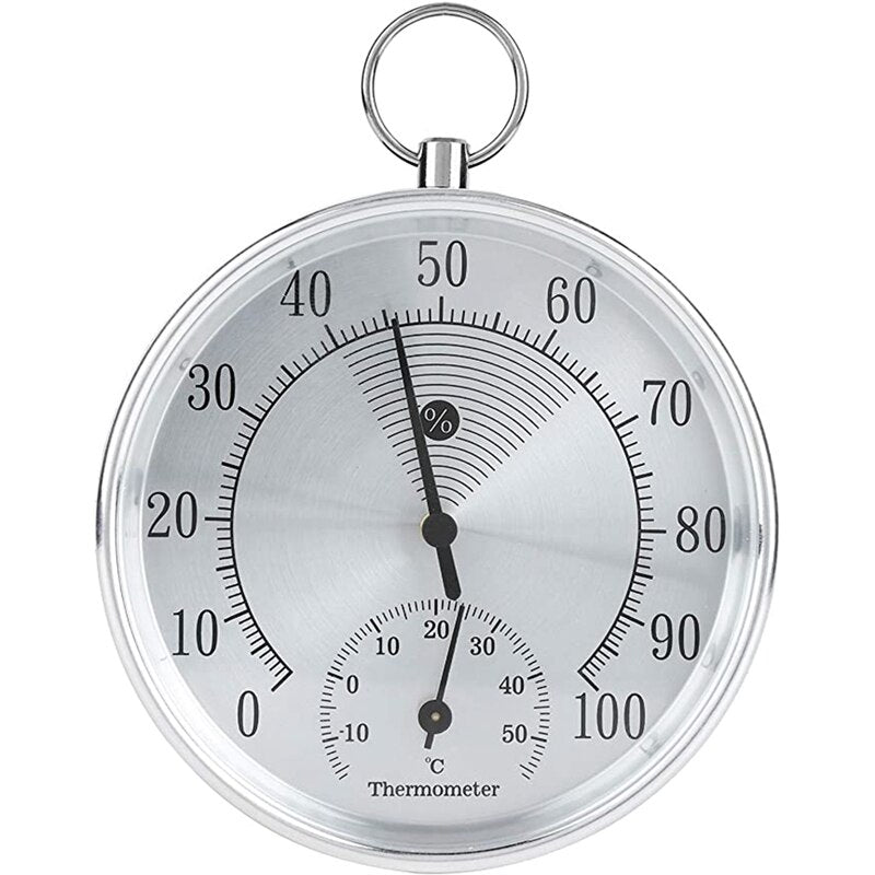 Eagletech HT9100 Analog 10CM Indoor Outdoor Thermometer Hygrometer Temperature Meter