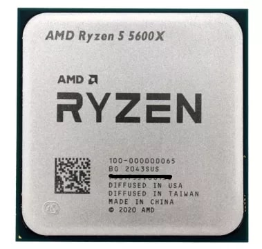 AMD Ryzen 5 5600X Processor for Desktop Computers with 12 Threads 6 Cores 3.7GHz 65W TDP, Wraith Stealth Air Cooler Included (Unlocked)