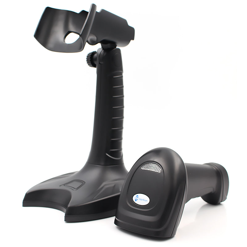 LogicOwl OJ-910 Barcode Scanner with Stand 1D Reader