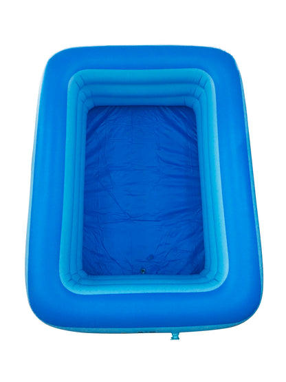 [CLEARANCE] UCassa 180 x 140 x 55cm Inflatable Rectangular Swimming Pool 2ft Three Layer with Cute Animal Design for Kids and Adults for kids and Adults (122M)