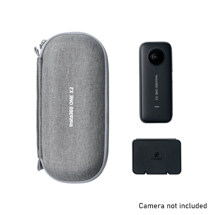 Insta360 Compact Fabric Camera Carry Case with Zippered Closure for ONE X2 Action Cameras