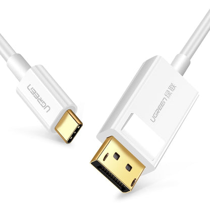 [CLEARANCE] UGREEN 4K 30Hz USB-C Male to DisplayPort DP Male to Male Audio / Video Cable for PC Laptops and TV Monitor Display (1.5M) (White, Black) | 40420, 50994