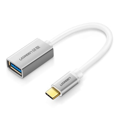 UGREEN High Speed OTG Male to USB-C 3.0 Female Cable (Black, White) External Accessories  | 3070