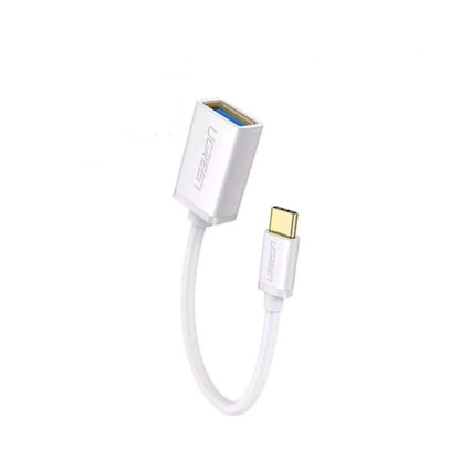 UGREEN High Speed OTG Male to USB-C 3.0 Female Cable (Black, White) External Accessories  | 3070