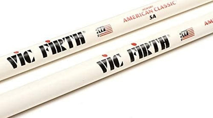 Vic Firth American Classic 5A Hickory Wood Drumsticks (Pair) Drum Sticks for Drums and Percussion (Multiple Styles Available)