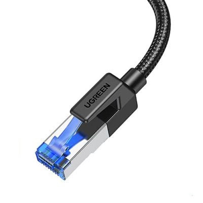 [CLEARANCE] UGREEN Cat.8 Ethernet LAN Nylon Braided Cable with 40Gbps Transfer Rate F/FTP Double Shielding for PC Modem Servers and Consoles (1 Meter)