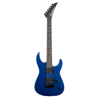 Jackson JS11 Dinky Solid Body Electric Guitar HH with 22 Frets, 2-point Fulcrum Tremolo, Gloss Finish (Blue, Red)