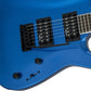 Jackson JS22 Dinky Arch Top DKA Electric Guitar HH with 24 Frets, 2-point Fulcrum Tremolo, Compound Fingerboard (Metallic Blue)