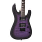 Jackson JS32Q Dinky Arch Top DKA 24-Frets Electric Guitar HT with Solid Poplar Body, Double High-output Humbuckers and HT6 String Through Body Hardtail (Transparent Black Burst, Green Burst, Purple Burst)