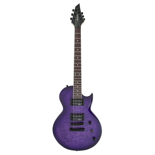 Jackson SC JS22Q Monarkh Electric Guitar HH with 22 Frets, Quilt Maple Top Purple Burst Gloss Finish