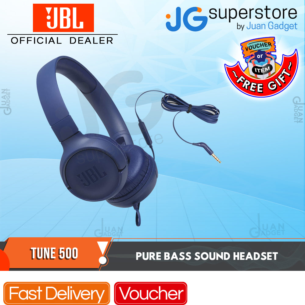 [CLEARANCE] JBL LIVE 500BT Wireless Over-Ear Bluetooth Headphones Foldable 30h Playtime with Mic Ambient Aware TalkThru Wired Mode Multipoint Support