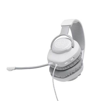 [CLEARANCE] JBL Quantum 100 Over-Ear Wired Gaming Headset with Detachable Microphone, Windows Sonic Spatial Sound Support, and Memory Foam Padded Earpads for PC, Mobile, and Consoles (Black)