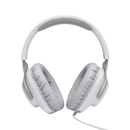 [CLEARANCE] JBL Quantum 100 Over-Ear Wired Gaming Headset with Detachable Microphone, Windows Sonic Spatial Sound Support, and Memory Foam Padded Earpads for PC, Mobile, and Consoles (Black)