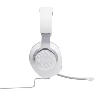 [CLEARANCE] JBL Quantum 100 Over-Ear Wired Gaming Headset with Detachable Microphone, Windows Sonic Spatial Sound Support, and Memory Foam Padded Earpads for PC, Mobile, and Consoles (Black)