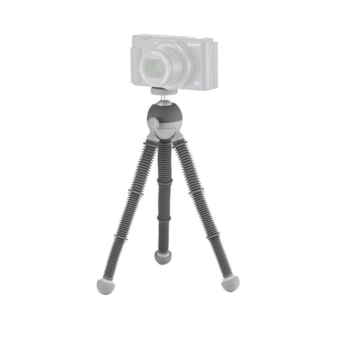 JOBY PodZilla Flexible Tripod Kit GripTight with 360 Degree Ballhead for Vlogging Smartphones and Compact Mirrorless Cameras (Gray, Teal Blue, Yellow) | 1732, 1759, 1770 |