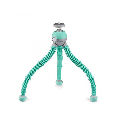 [CLEARANCE] JOBY PodZilla Flexible Tripod Kit GripTight with 360 Degree Ballhead for Vlogging Smartphones and Compact Mirrorless Cameras (Gray, Teal Blue, Yellow) | 1732, 1759, 1770