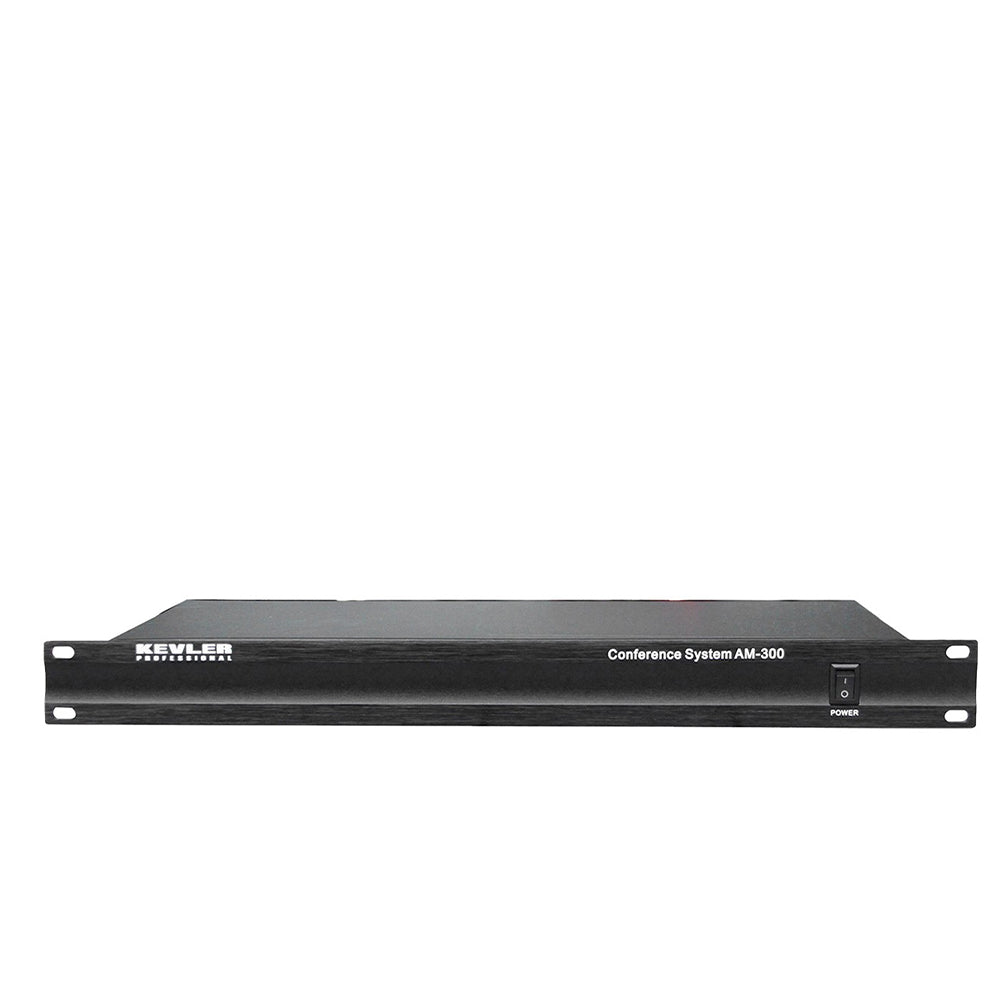 KEVLER AM-300 Conference System Main Unit with Din Connector, Chairman Priority Controls and 20Hz-18KHz Frequency Response