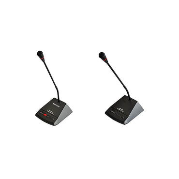 KEVLER AM-300 Series Conference Microphone Unit with Unidirectional Condenser, On/Off Buttons, Red Light Indicator for Business Conference System (Chairman) | AM-300C