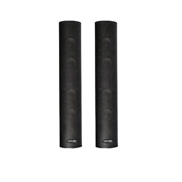 [CLEARANCE] KEVLER CLM-301T 2-Way Bass Reflex Passive Waterproof Wall Mount Speaker (PAIR) with 100V Multi TAP Function and Bracket for Large Rooms and Outdoor Use (Black) CLM-301TB