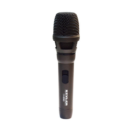 KEVLER DM Series Precision Crafted Super Cardioid Dynamic Microphone with Dual 15" Bass Reflex and 10M Cable for Karaoke System | DM-750, DM-850, DM-950